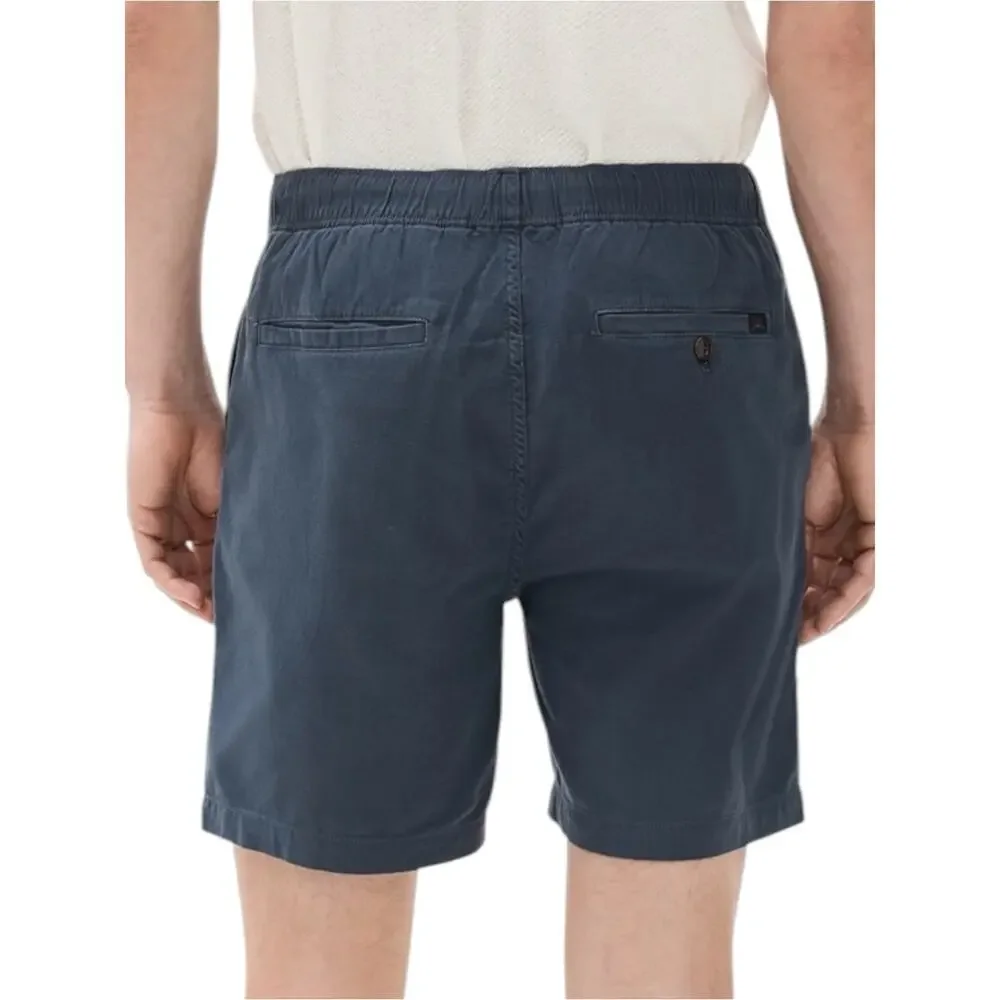 Faherty Men’s Size S Navy Blue Nights  Flat Front Essential Drawstring 6” Shorts